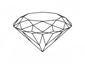 Diamond Outline Clipart