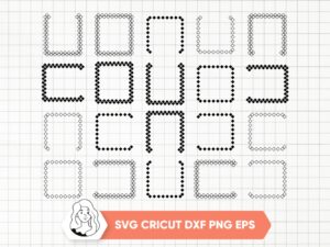 Frame Diamond Frame SVG Bundle Diamond Shape Border Outline Clipart