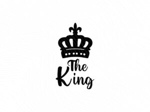 His Queen her King svg, King and Queen jpg