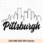 Pittsburgh-City-Outline-SVG