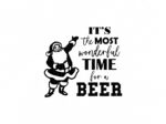 Santa Claus It\'s the Most Wonderful Time for a Beer JPG