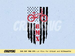 USA Bmx SVG American Flag