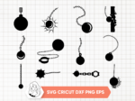 Wrecking Ball SVG Bundle Cut File Wrecking Ball Silhouette Clipart