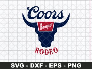 coors banquet rodeo svg