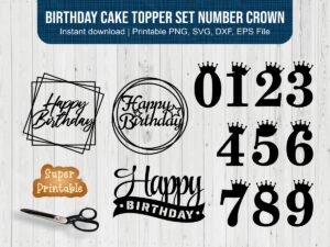 Birthday-Cake-Topper-Set-Number-Crown