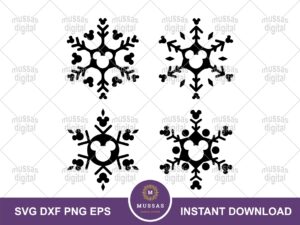 Disneyland-Snowflake-SVG-Christmas