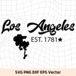 Los-Angeles-California-State-SVG-LA-EST-1781