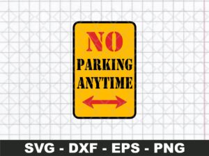 No-Parking-Anytime-SVG-Cut-File