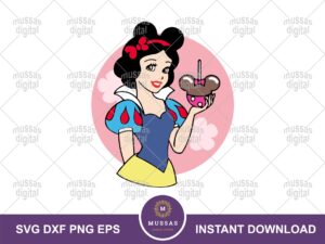 Snack-Princess-Snow-White-SVG