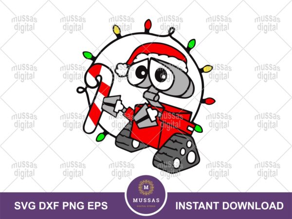 Wall-E-Christmas-lights-bulb-svg-clipart