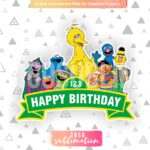 123-Sesame-Streat-Elmo-Cookie-Monster-Birthday-Cake