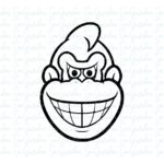 Donkey-Kong-SVG-Outline