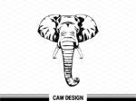 Elephant-SVG-Front-Face-Silhouette-for-Cricut