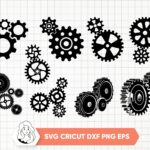 Growing-Gears-SVG-Gears-Silhouette-Metal-Gears-Clipart