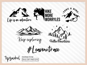 Hiking-SVG-Bundle-Cricut-Adventure-Nature-Outdoor-Vector