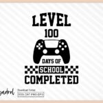 Level-100-Days-of-school-Completed-SVG-PNG-for-Sublimation-or-DTF