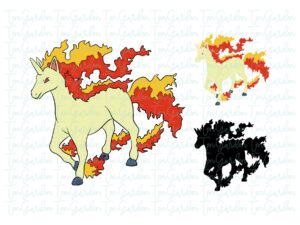 Rapidash-Svg-Pokemon-Layered