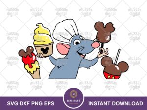 Ratatouille-Remy-SVG-Disney-Land-Snacks