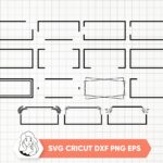 Rectangle-SVG-Design-Set-Frame-Split-Square-Frame-Clipart