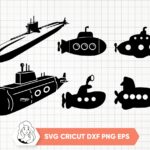 Submarine-SVG-Navy-Silhouette-Submarine-Vector