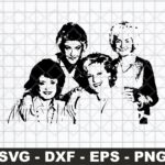 The-Golden-Girls-Clipart-Silhouette-Cut-File-and-Vector