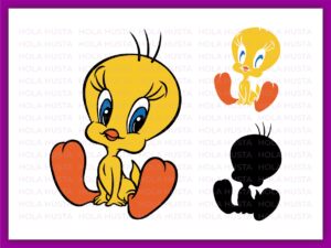 Tweety-Looney-Toones-SVG-Cricut-Layered