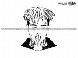 XXXTentacion-Face-Rapper-SVG