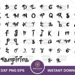 vampirina-font-SVG-Alphabet-Vampire-Clipart