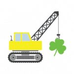 Bulldozer-with-clover-svg