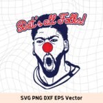 Dat-All-Folks-SVG-AD-Clown-Anthony-Davis-New-Orleans-Pelicans