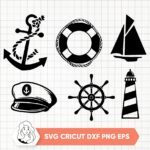 Nautical-Buoy-SVG-Nautical-Buoy-Silhouette-Clipart-Life-Ring-Cut-File-PNG