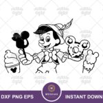 Pinoccchio-SVG-disneyland-snacks-outline-silhouette-Pinocchio-Vector-Cricur