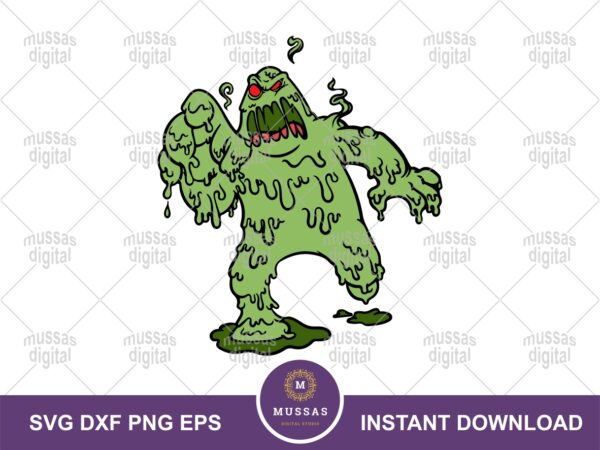 Slime-Monster-Clip-Art-include-SVG-Image-Vector