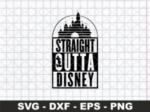 Straight-Outta-Disney-SVG-Disney-Castel-Vector-Silhouette-Vector