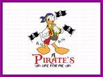 A Pirate\'s Life For Me Donald Duck SVG