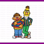 Bert-and-Ernie-SVG-Sesame-Street-Cricut-Cut-Files