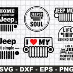 Jeep Mom SVG, Jeep Wrangler Cut Files Bundle