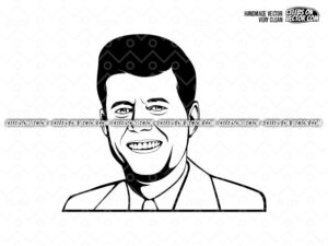 John F. Kennedy Vector Art file