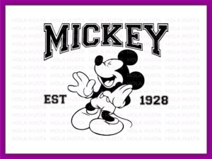 Mickey Mouse Est 1928 Svg Family Trip