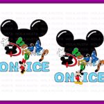 Mouse On Ice Disney SVG, Mickey Mouse On Ice PNG