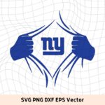 New York Giants Superman Rip Cut Files, NFL Design