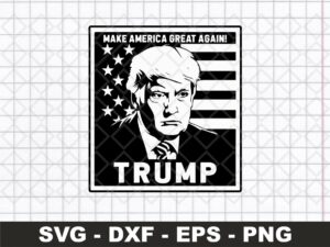 PRESIDENT SVG Donald Trump Make America Great Again