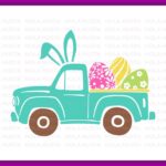 Promo Mouse Easter Truck Svg Easter Day Clip Art