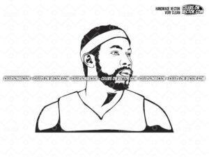 Rasheed Wallace Vector Art