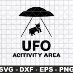 Ufo activity area svg, Ufo svg, Funny aliens PNG FILE