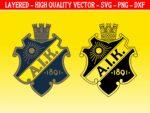 aik fotboll logo svg vector