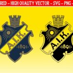 aik fotboll logo svg vector