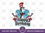 dr seuss birthday cake topper printable download