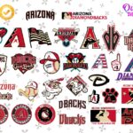 Arizona Diamondbacks Logo Clip Art, Arizona Diamondbacks SVG, Bundle, MLB, Cricut