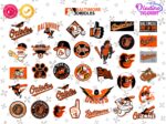 Baltimore Orioles SVG, MLB Orioles Baseball Vector Design